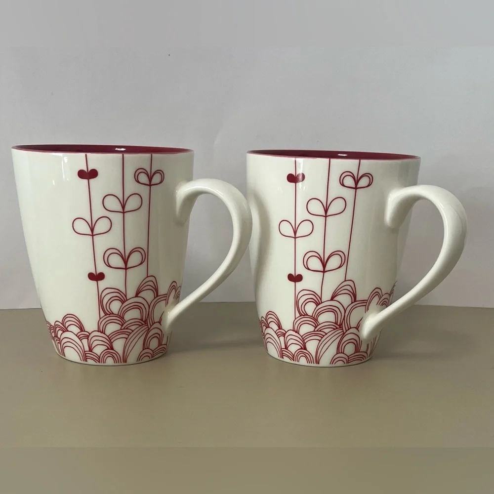 Starbucks Valentine's Hearts Coffee Mugs